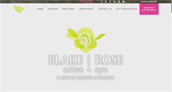 Desktop Screenshot of blakerosesalon.com
